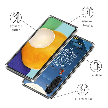 For Samsung Galaxy A16 5G / A16 4G Case Christmas Pattern Printing Soft TPU Phone Cover
