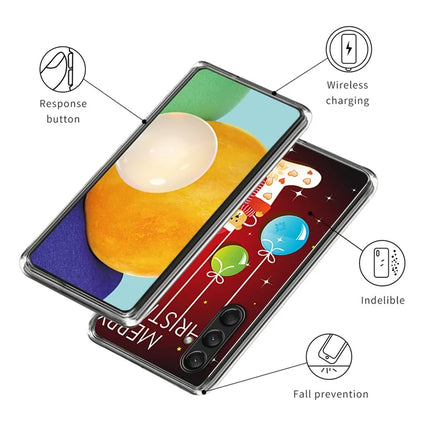 For Samsung Galaxy A16 5G / A16 4G Case Christmas Pattern Printing Soft TPU Phone Cover