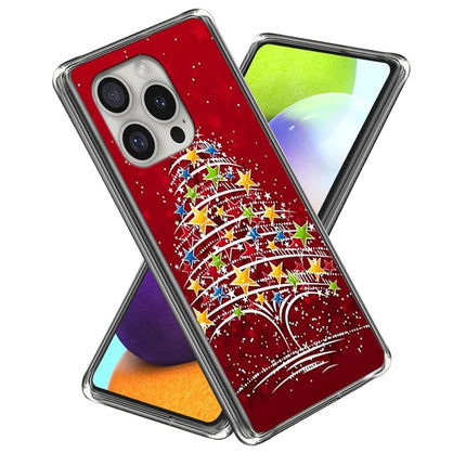 For iPhone 16 Pro Max Case Christmas Pattern Printing Soft TPU Phone Cover - Style F