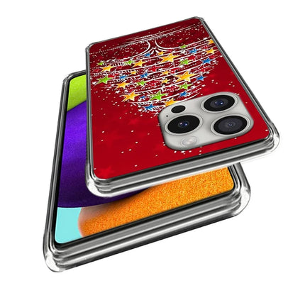 For iPhone 16 Pro Max Case Christmas Pattern Printing Soft TPU Phone Cover