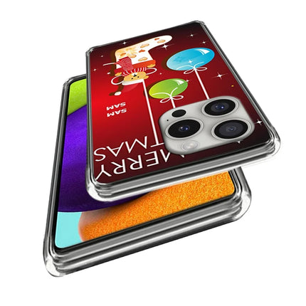 For iPhone 16 Pro Max Case Christmas Pattern Printing Soft TPU Phone Cover