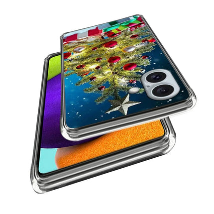 For iPhone 16 Plus Case Christmas Pattern Printing Soft TPU Phone Cover