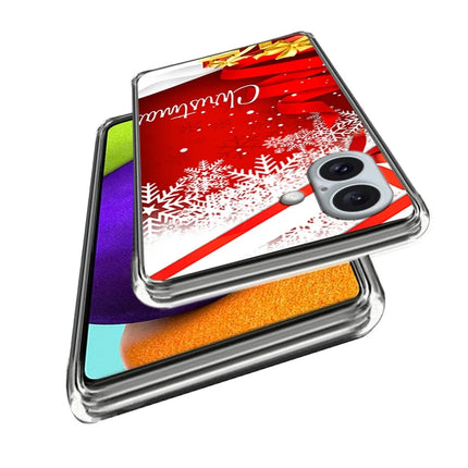 For iPhone 16 Plus Case Christmas Pattern Printing Soft TPU Phone Cover