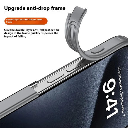 For iPhone 16 Plus Case PC+TPU Phone Cover Airbag Protection