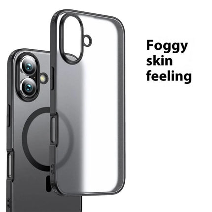For iPhone 16 Plus Case PC+TPU Phone Cover Airbag Protection