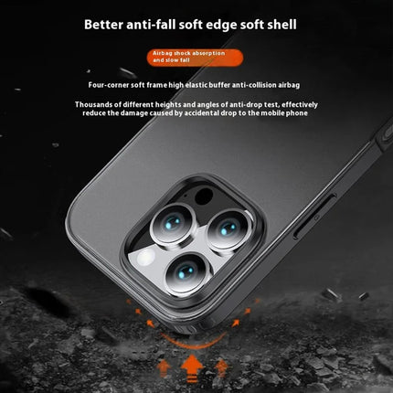 For iPhone 16 Pro Max Case PC+TPU Phone Cover Airbag Protection