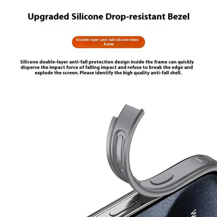 For iPhone 16 Case Compatible with MagSafe Shockproof PC + TPU Phone Cover
