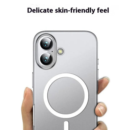 For iPhone 16 Case Compatible with MagSafe Shockproof PC + TPU Phone Cover