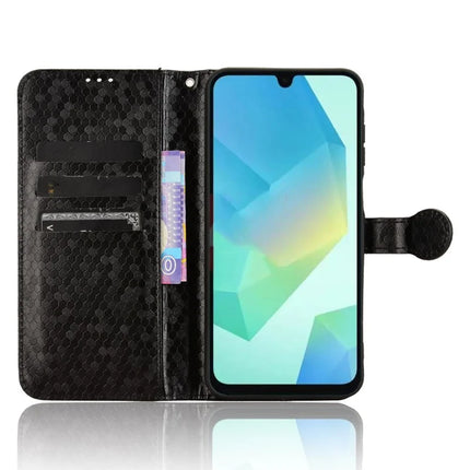 For Samsung Galaxy A16 5G / A16 4G Wallet Case Dot Pattern Imprint PU Leather Phone Cover