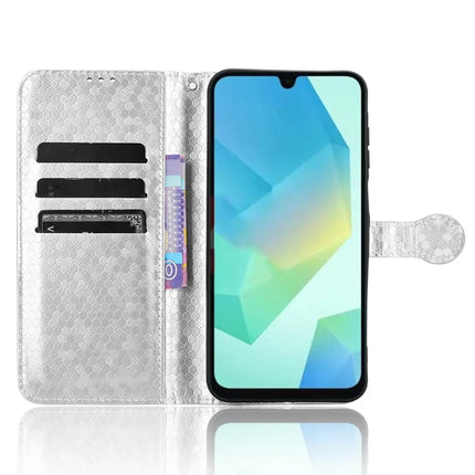 For Samsung Galaxy A16 5G / A16 4G Wallet Case Dot Pattern Imprint PU Leather Phone Cover