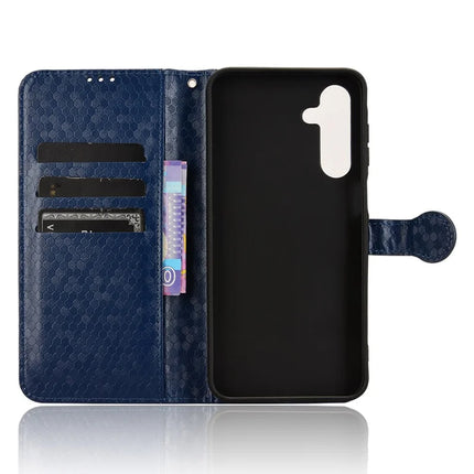 For Samsung Galaxy A16 5G / A16 4G Wallet Case Dot Pattern Imprint PU Leather Phone Cover