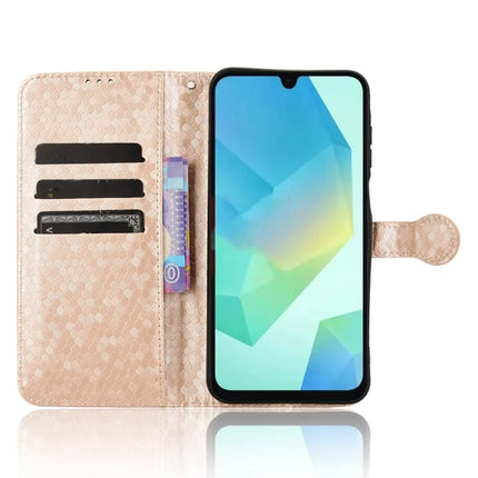For Samsung Galaxy A16 5G / A16 4G Wallet Case Dot Pattern Imprint PU Leather Phone Cover