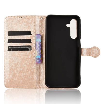 For Samsung Galaxy A16 5G / A16 4G Wallet Case Dot Pattern Imprint PU Leather Phone Cover