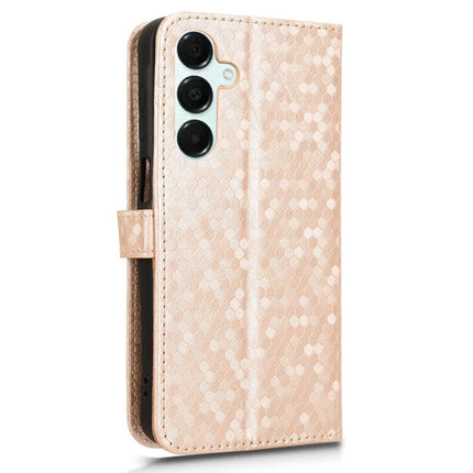 For Samsung Galaxy A16 5G / A16 4G Wallet Case Dot Pattern Imprint PU Leather Phone Cover