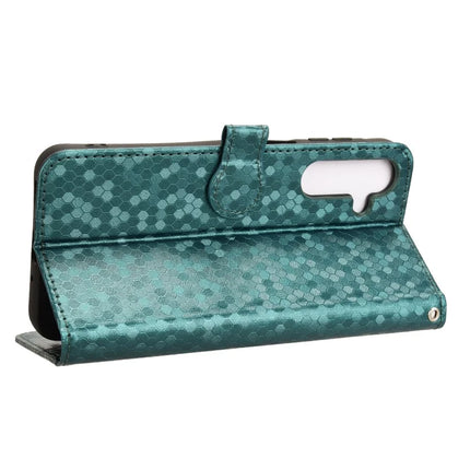 For Samsung Galaxy A16 5G / A16 4G Wallet Case Dot Pattern Imprint PU Leather Phone Cover