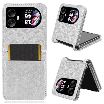 For Blackview Hero 10 4G Wallet Case Dot Pattern Imprint PU Leather Phone Cover - Silver