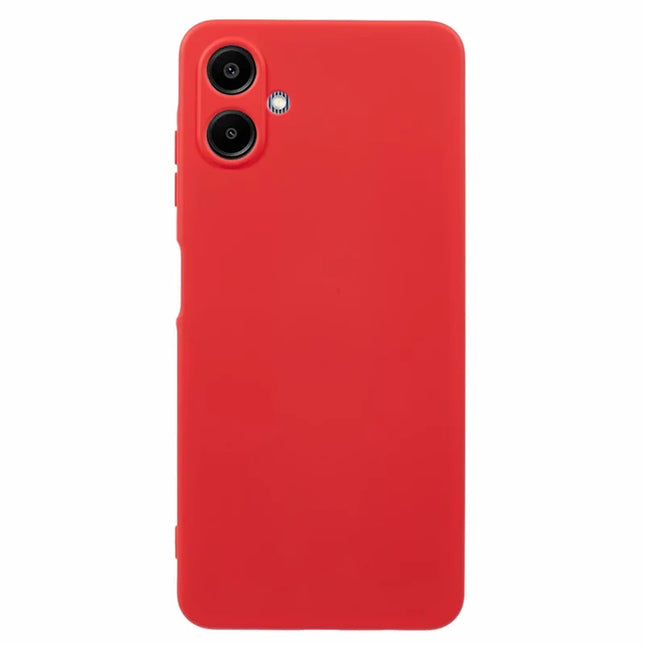For Samsung Galaxy A06 Case Arc Edge 2.0mm TPU Protective Phone Cover - Red