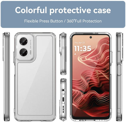 For Motorola Moto G35 5G Case TPU +Acrylic Protective Clear Phone Cover