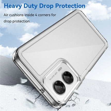 For Motorola Moto G35 5G Case TPU +Acrylic Protective Clear Phone Cover