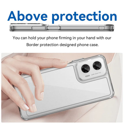 For Motorola Moto G35 5G Case TPU +Acrylic Protective Clear Phone Cover