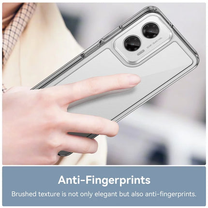 For Motorola Moto G35 5G Case TPU +Acrylic Protective Clear Phone Cover
