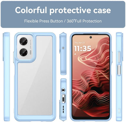 For Motorola Moto G35 5G Case TPU +Acrylic Protective Clear Phone Cover