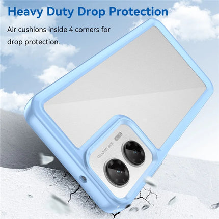 For Motorola Moto G35 5G Case TPU +Acrylic Protective Clear Phone Cover