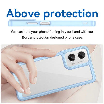 For Motorola Moto G35 5G Case TPU +Acrylic Protective Clear Phone Cover