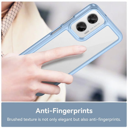 For Motorola Moto G35 5G Case TPU +Acrylic Protective Clear Phone Cover