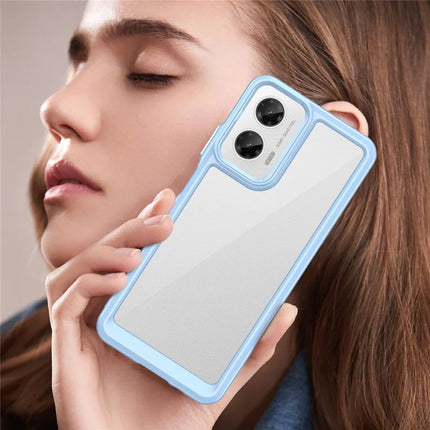For Motorola Moto G35 5G Case TPU +Acrylic Protective Clear Phone Cover