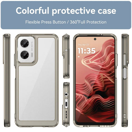 For Motorola Moto G35 5G Case TPU +Acrylic Protective Clear Phone Cover