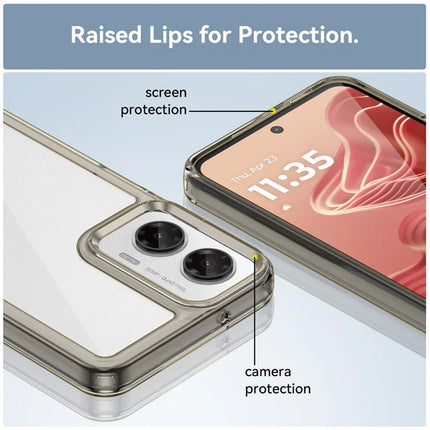 For Motorola Moto G35 5G Case TPU +Acrylic Protective Clear Phone Cover