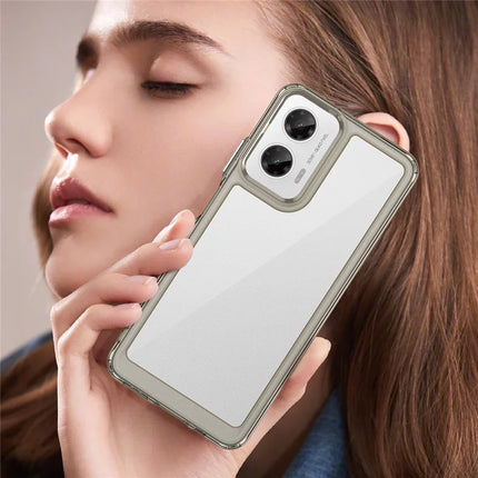 For Motorola Moto G35 5G Case TPU +Acrylic Protective Clear Phone Cover