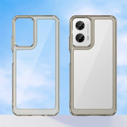 For Motorola Moto G35 5G Case TPU +Acrylic Protective Clear Phone Cover
