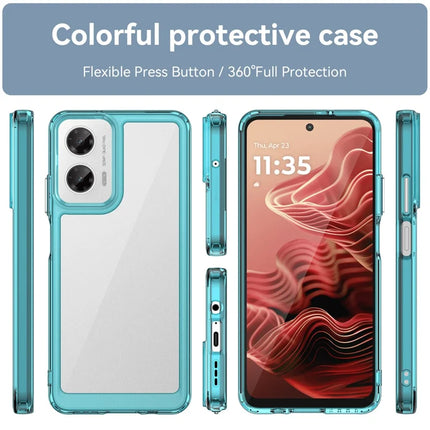 For Motorola Moto G35 5G Case TPU +Acrylic Protective Clear Phone Cover