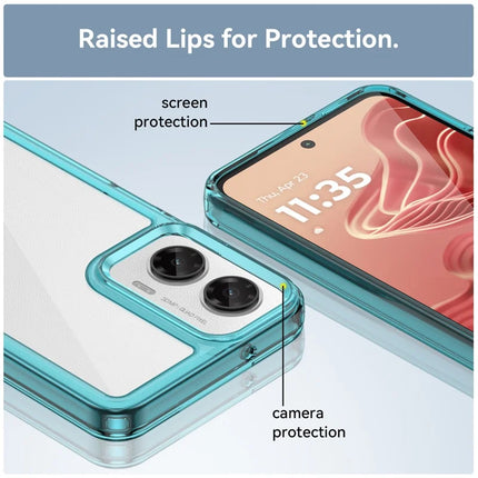 For Motorola Moto G35 5G Case TPU +Acrylic Protective Clear Phone Cover