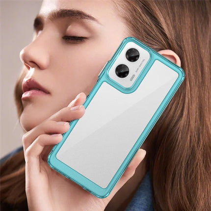 For Motorola Moto G35 5G Case TPU +Acrylic Protective Clear Phone Cover