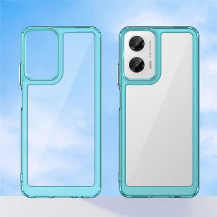 For Motorola Moto G35 5G Case TPU +Acrylic Protective Clear Phone Cover