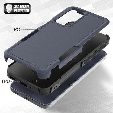 For Samsung Galaxy A16 5G / A16 4G Case 2-in-1 PC+TPU Shockproof Phone Cover