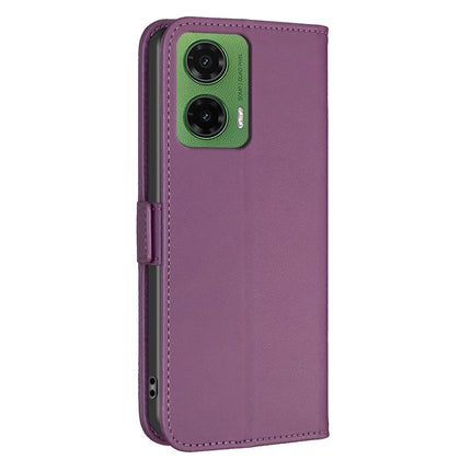 BINFEN COLOR BF31 For Motorola Moto G35 5G Case PU Leather Flip Folio Phone Wallet Cover