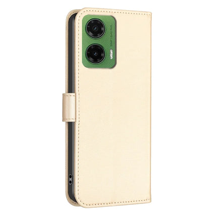 For Motorola Moto G35 5G Case Clover Pattern Wallet Stand View Leather Phone Cover