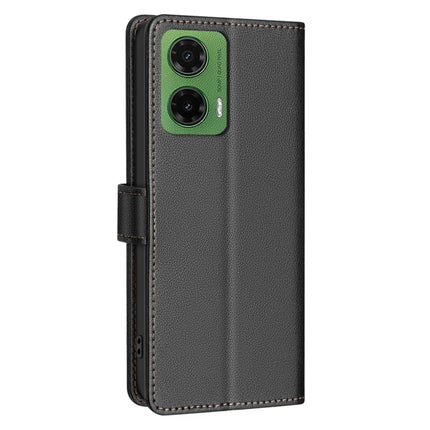 BINFEN COLOR BF32 For Motorola Moto G35 5G Leather Case Wallet RFID Blocking Phone Cover