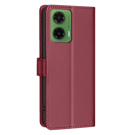BINFEN COLOR BF32 For Motorola Moto G35 5G Leather Case Wallet RFID Blocking Phone Cover