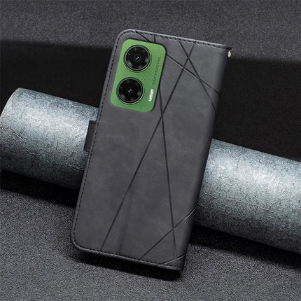 BINFEN COLOR BF05 For Motorola Moto G35 5G Case Leather Phone Cover Wallet Stand
