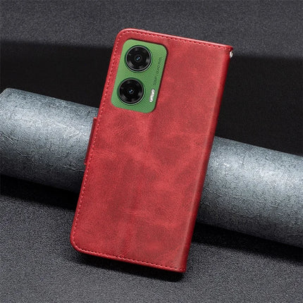 For Motorola Moto G35 5G Case Shockproof PU Leather Cover with Wallet Card Slots