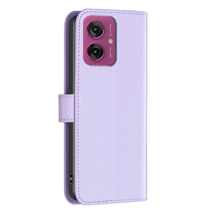 BINFEN COLOR BF17 For Motorola Moto G55 5G Case Wallet Folio Flip Leather Cover