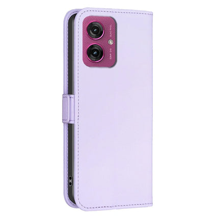 BINFEN COLOR BF31 For Motorola Moto G55 5G Case PU Leather Flip Folio Phone Wallet Cover