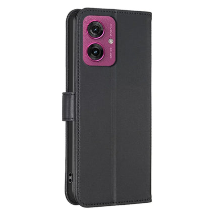 For Motorola Moto G55 5G Case Clover Pattern Wallet Stand View Leather Phone Cover