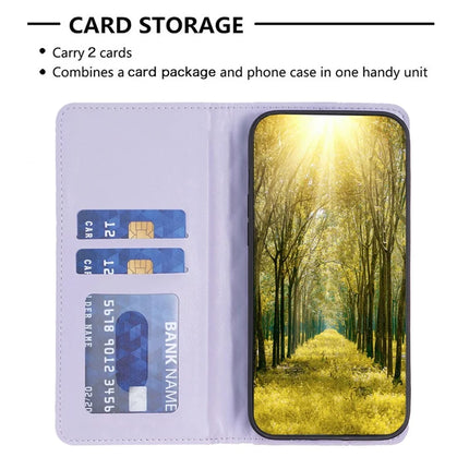 BINFEN COLOR BF Style-16 For Motorola Moto G55 5G Case Card Slots Rhombus Leather Cover