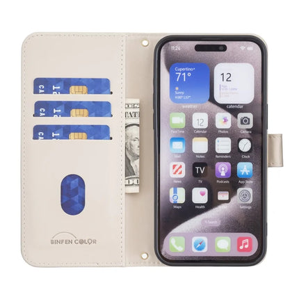 BINFEN COLOR BF34 for Motorola Moto G55 5G Leather Case Wallet Square Grid Phone Cover